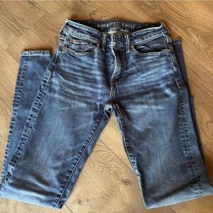 American Eagle Outfitters Blue Airflex + 28x34 Jeans